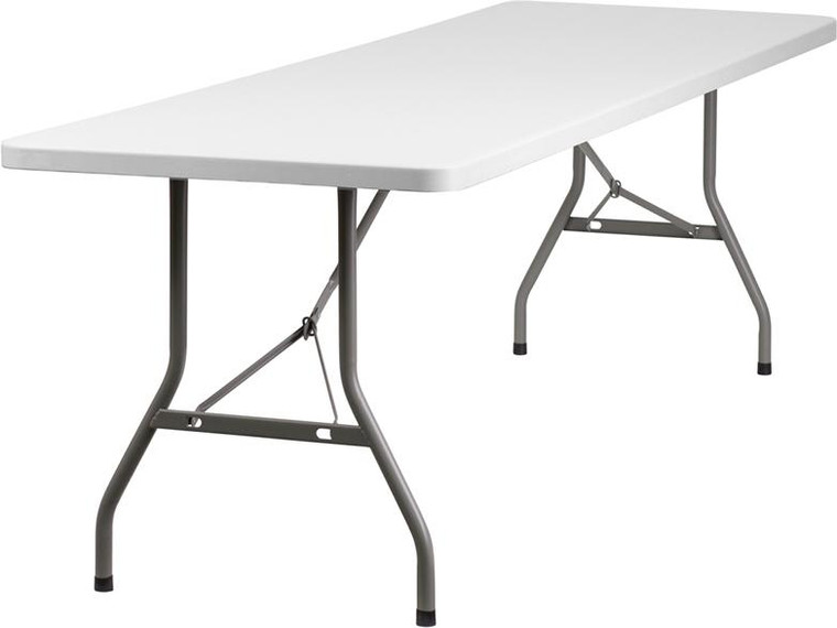 Flash Furniture 30''W X 96''L Plastic Folding Table RB-3096-GG