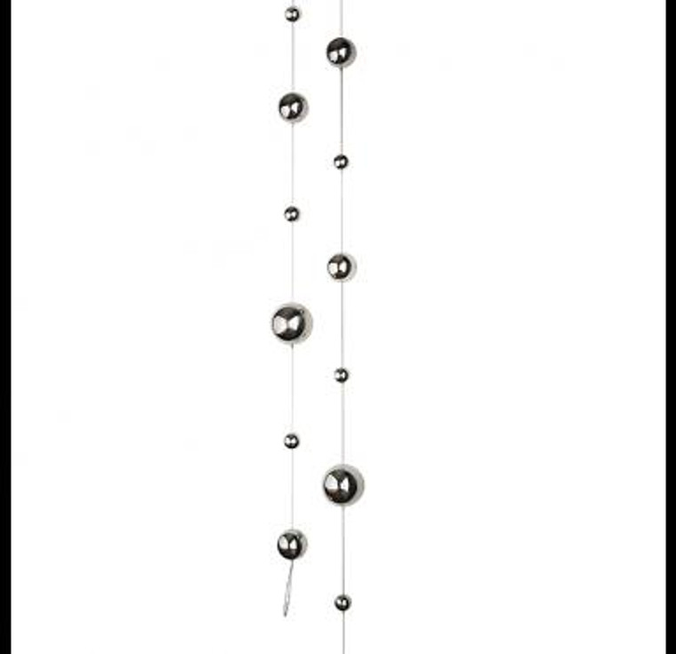 Polished Stainless Steel Decorative Ball Chain (Pack Of 6) 8769-7 by Gold Leaf
