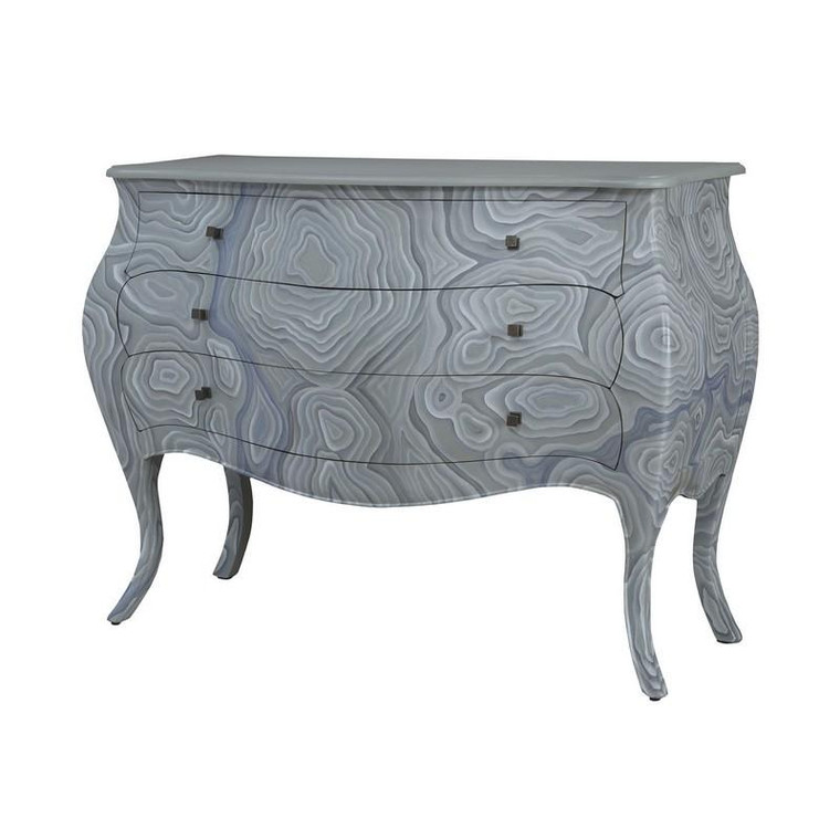 Bombay Chest In Grain De Bois Griege With Wood Grain Art 6415520