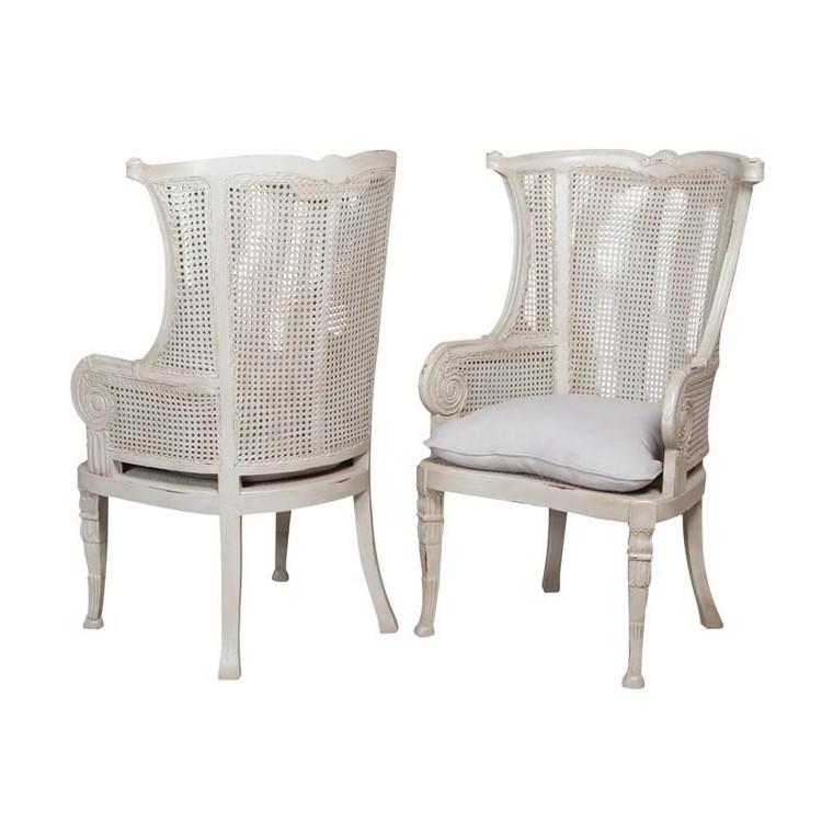 Guild Master Caned Wing Back Chair 693502P