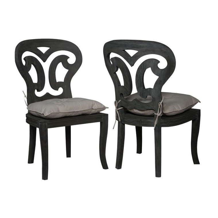 Guild Master Artifacts Gray Side Chairs Set Of 2 694524P