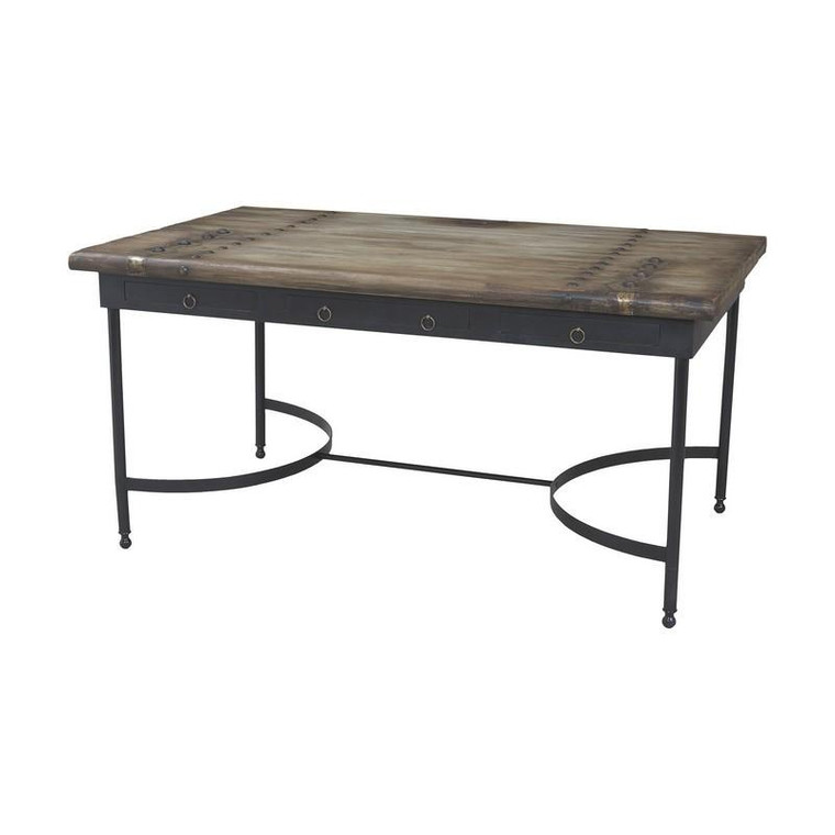 Guild Master Castle Gate Table In Signature Black 7115514