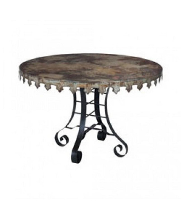Guild Master Reclaimed Tin 47 Inch Bistro Table 715051