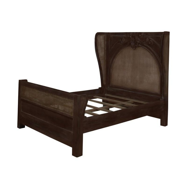 Guild Master Caned Acanthus Queen Bed 9516002