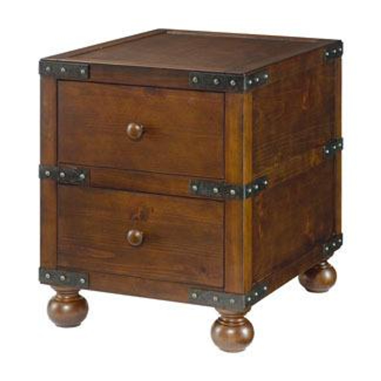 Hammary Hidden Treasures Trunk End Table With Two Drawres 090-521