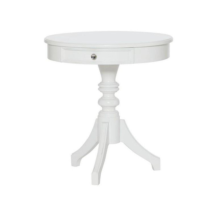 Hammary Furniture Lynn Haven White Round Accent Table 416-916