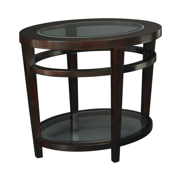 Hammary Furniture Espresso Urbana Oval End Table T20810-T2081536-00