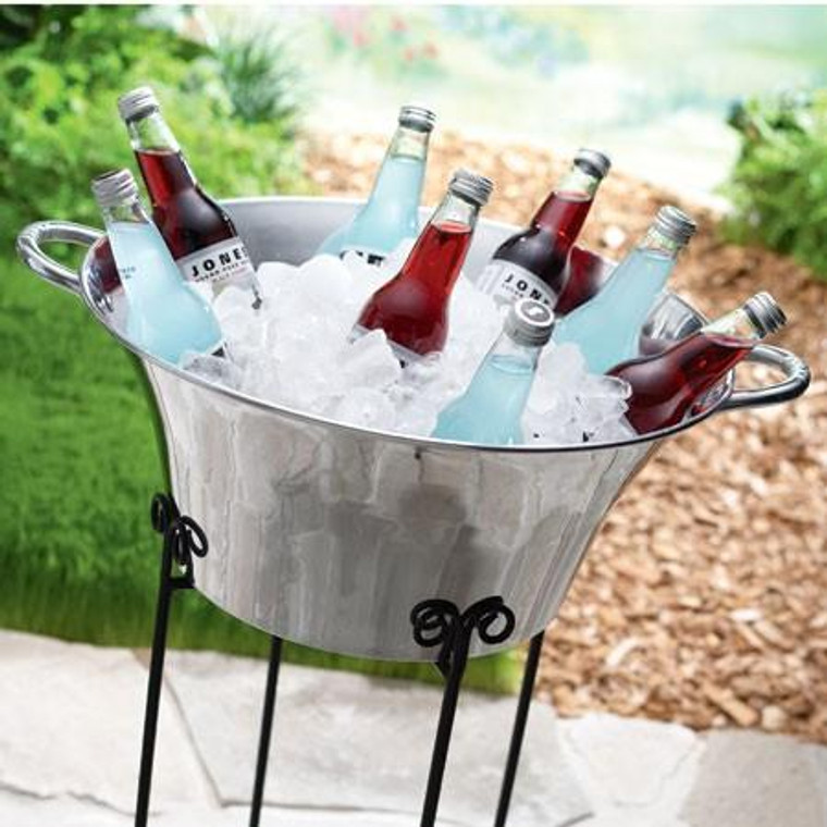 11020 Round Ice Bucket With Handle (Pack Of 4)