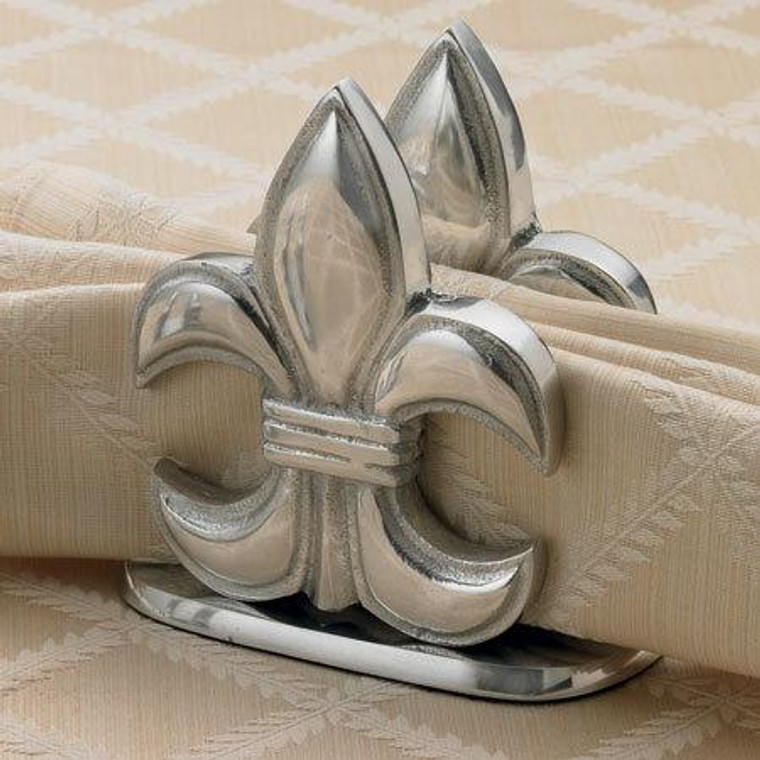 Fleur De Lis Napkin Holder, Pack Of 3 11999 By India Handicrafts