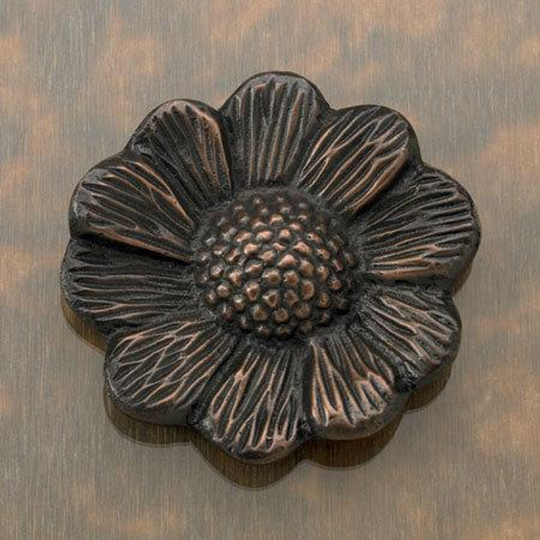 Copper Flower Napkin Weight, Pack Of 6 12582 By India Handicrafts