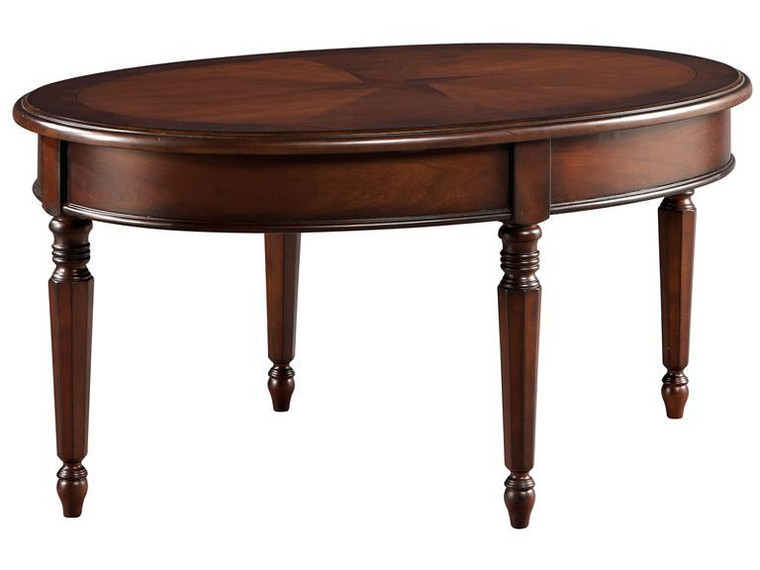 22406 Hekman Georgetown Heights Oval Coffee Table 2-2406