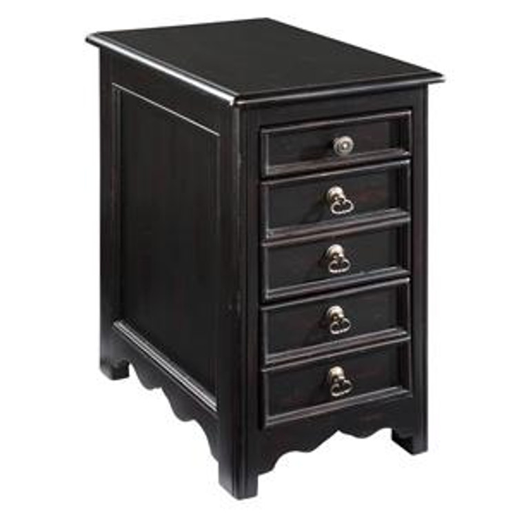27250 Hekman Chairside With Three Drawers Chest