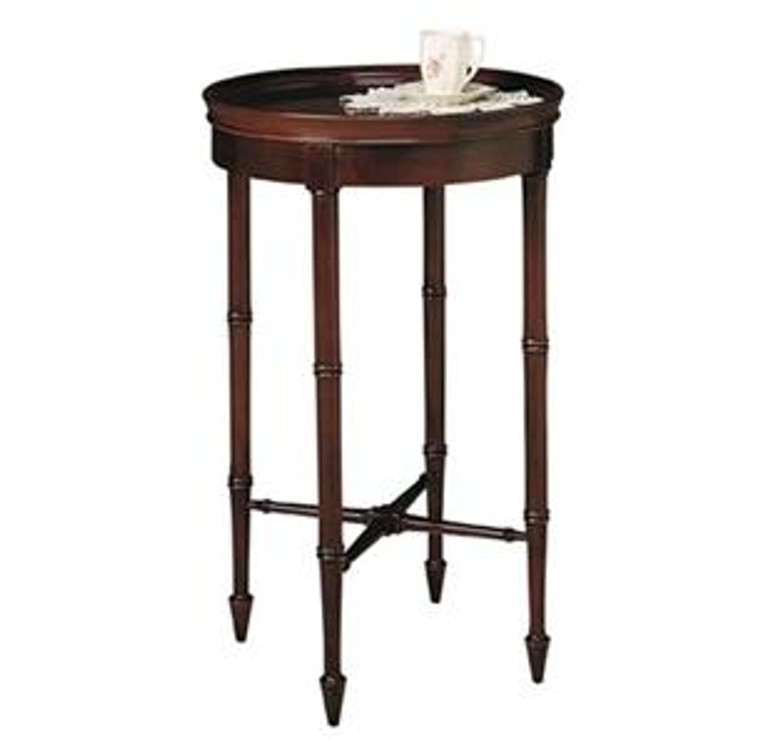 560140094 Hekman Accent Table With Round Top In Brown