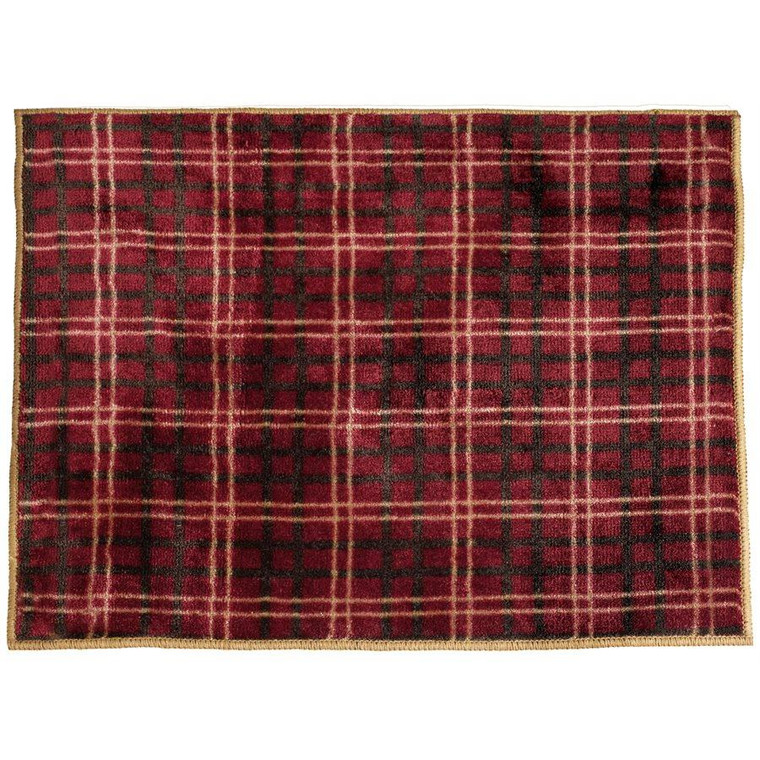BL1001-OS-PL High Country Plaid Pattern Rug by HiEnd Accents