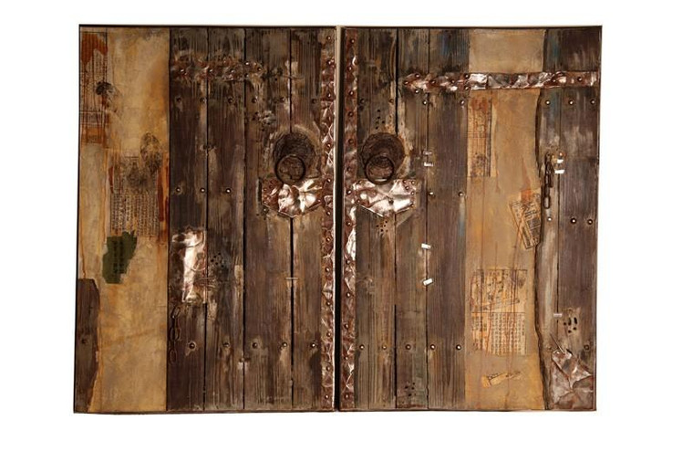ART121FA004 Old World Door Art-Available Left & Right Side