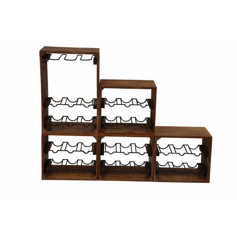 WC223S Home Accents Colette Wine Rack Small