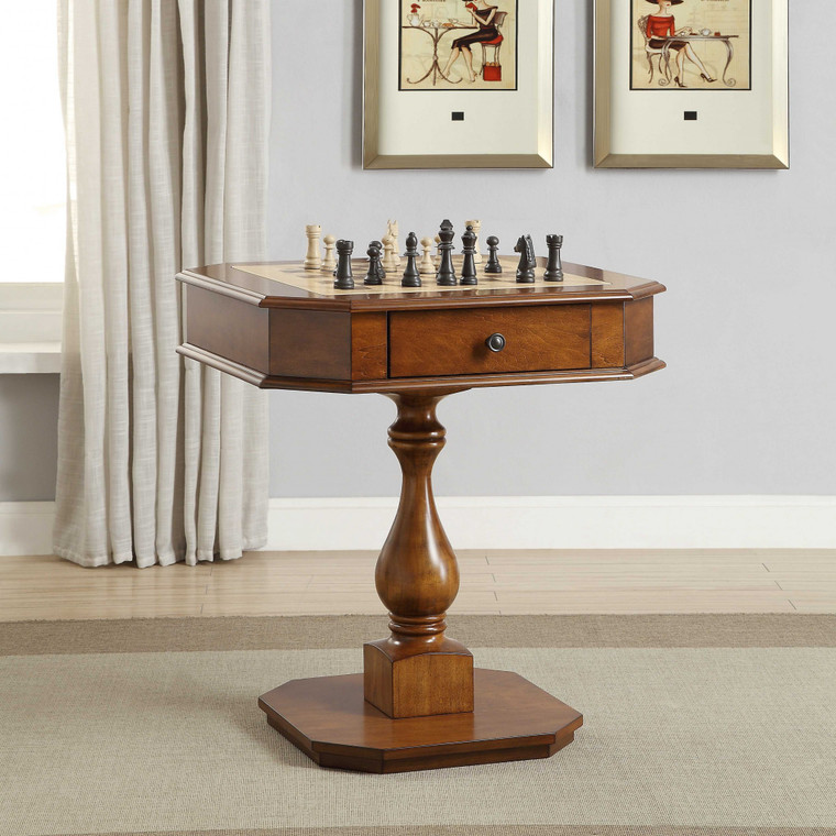 Homeroots 28" X 28" X 31" Cherry Mdf Game Table 286318