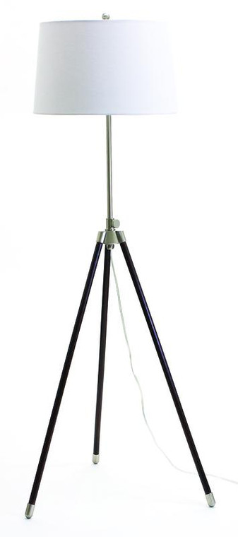 House Of Troy Adjustabletripod Floor Lamp Satin Nickel TR201-SN