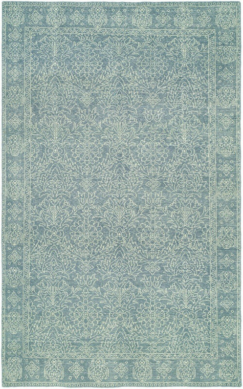 11077 Harounian Canterbury DC-26 Light Blue Hand Knotted Wool Rug - 9'x12'