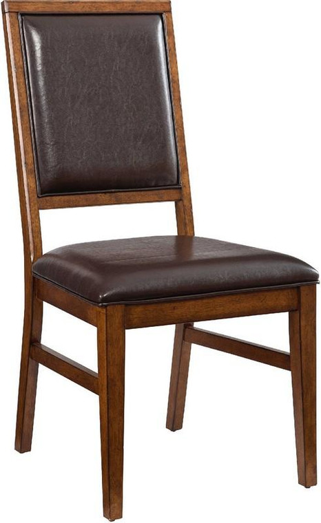 Santa Clara Upholstered Back Side Chair - Brandy (Pack Of 2) ST-CH-280C-BDY-RTA