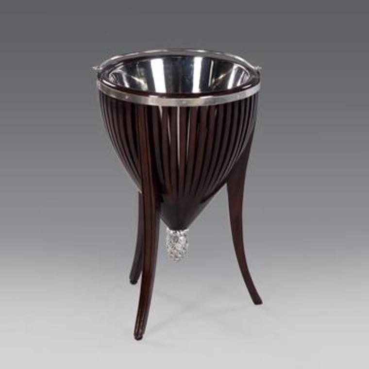 31927NF1 Vintage Wine Cooler/Plantstand Amberre In Chacolate Finish