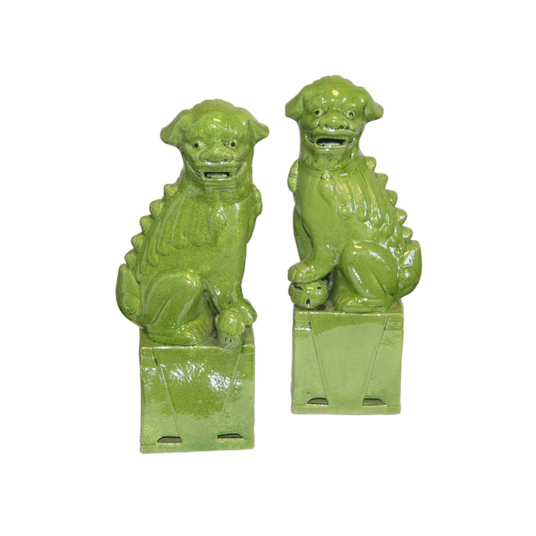 1110S-LG Legend Of Asia Sitting Foo Dog Pair - Small