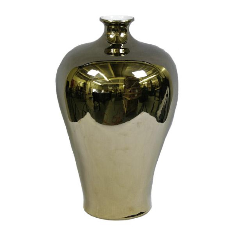 1751 Legend Of Asia Metallic Gold Prunus Vase