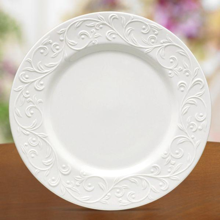Lenox Opal Innocence Carved Dinner Plate 806664