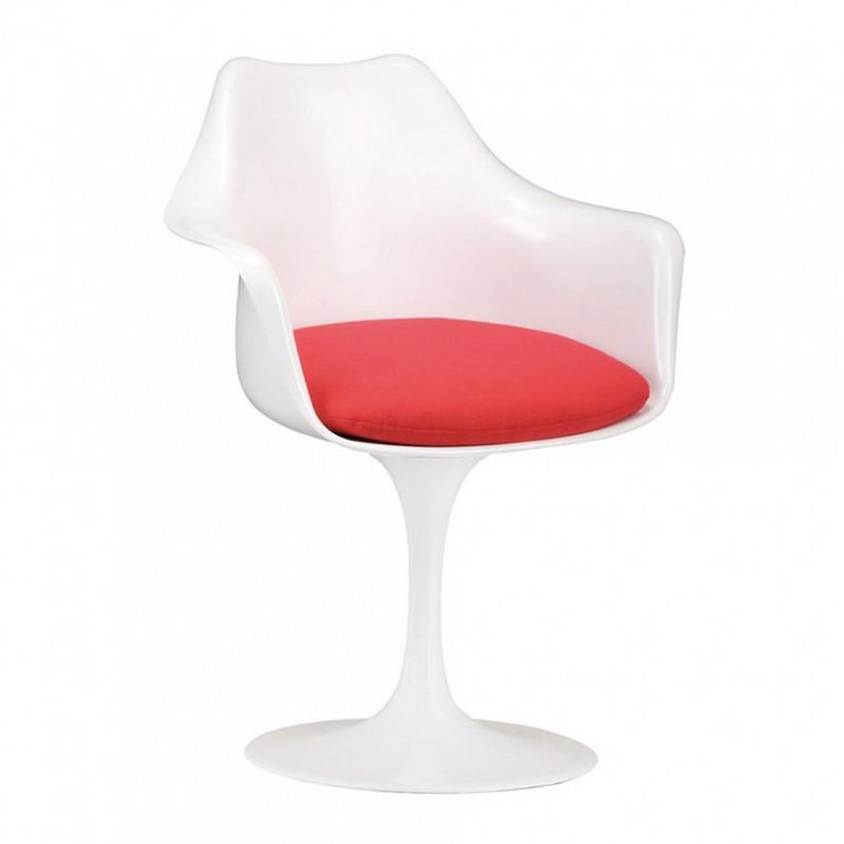 Mod Made Lily Tulip Red Arm Chair MM-PC-010