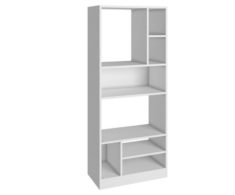 23AMC6 Manhattan Valenca Bookcase 3.0 with 8-Shelves - White