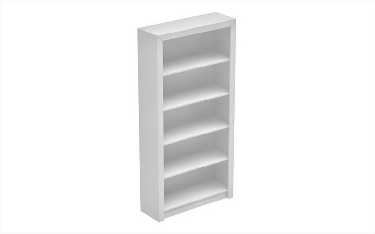 27AMC6 Manhattan Olinda Bookcase 1.0 with 5-Shelves - White