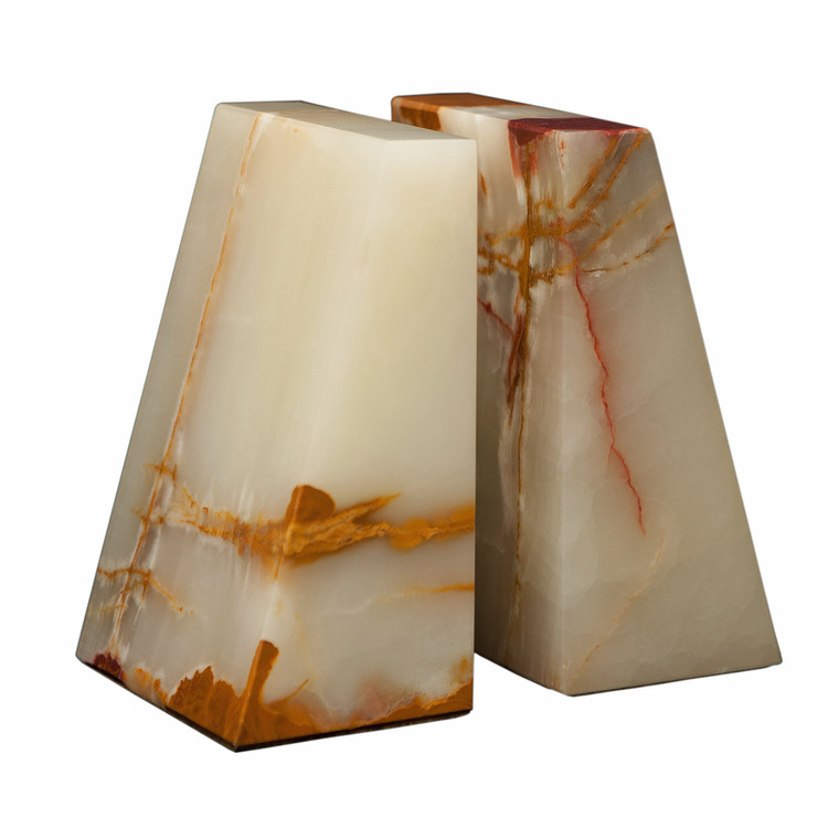 BE20-LG Zeus Bookends by Marble Crafter