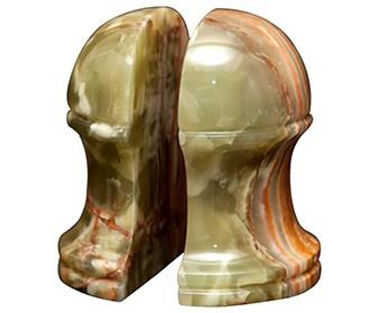 BE45-WG Hermes Bookends by Marble Crafter