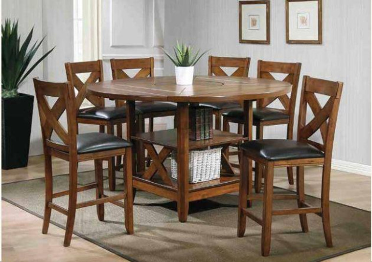ALOD4660 Mcferran Lodge Counter High Dining Table