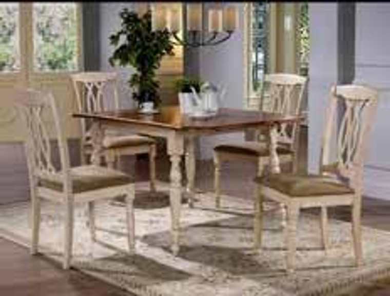 COU-3854 Mcferran Buttermilk Color Dining Table