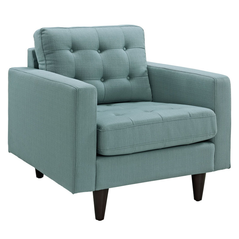 Modway Empress Upholstered Armchair - Laguna EEI-1013-LAG