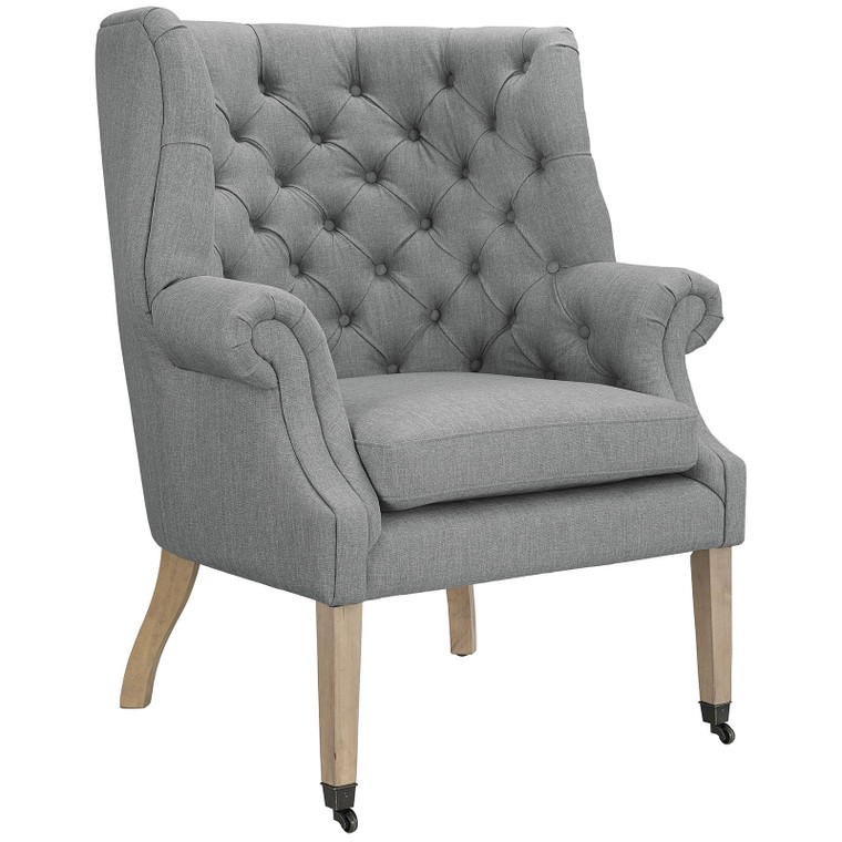 Modway Chart Lounge Chair - Light Gray EEI-2146-LGR