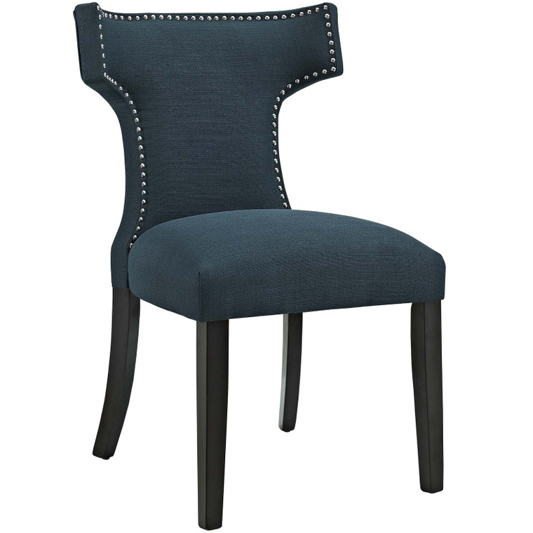 Modway Curve Fabric Dining Chair EEI-2221-AZU