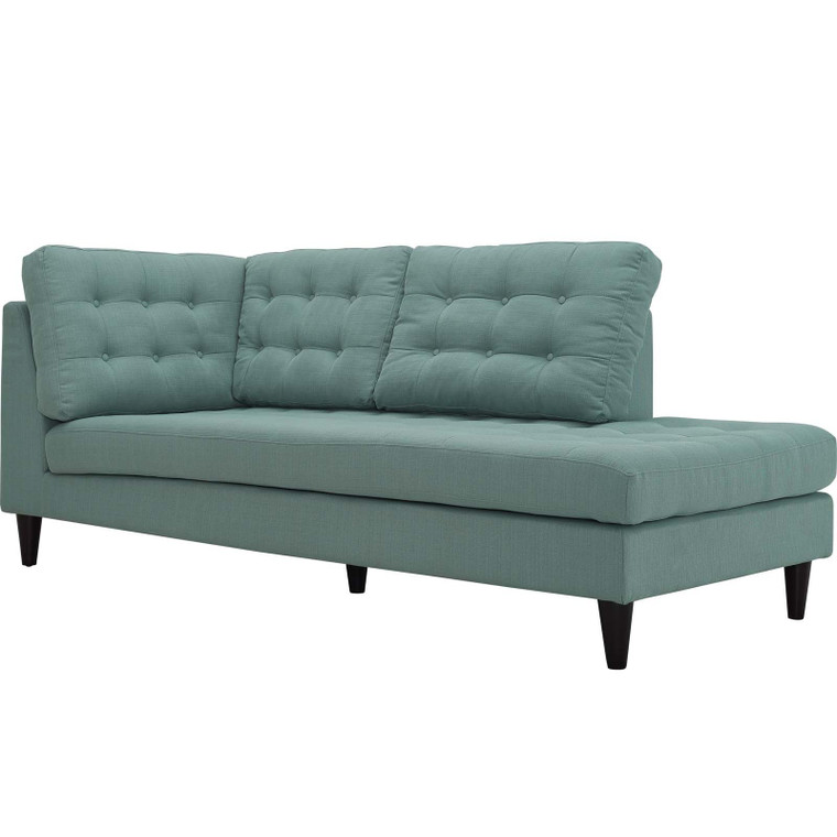 Modway Empress Upholstered Fabric Bumper - Turquoise EEI-2612-LAG