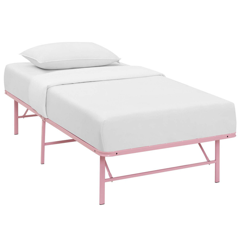 Modway Horizon Twin Stainless Steel Bed Frame - Pink MOD-5427-PNK