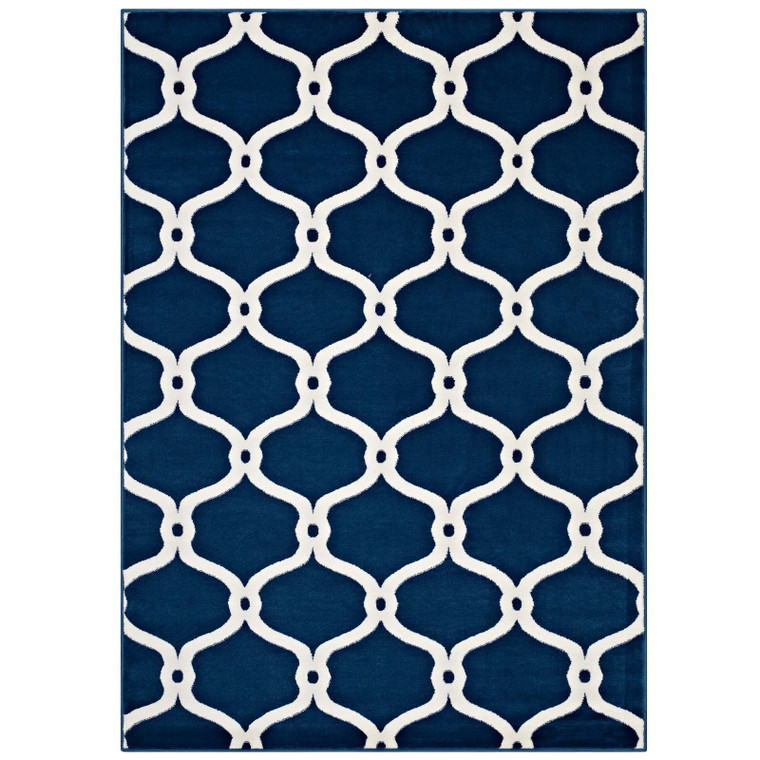 Best Modway Beltara Chain Link Transitional Trellis 8x10 Area Rug