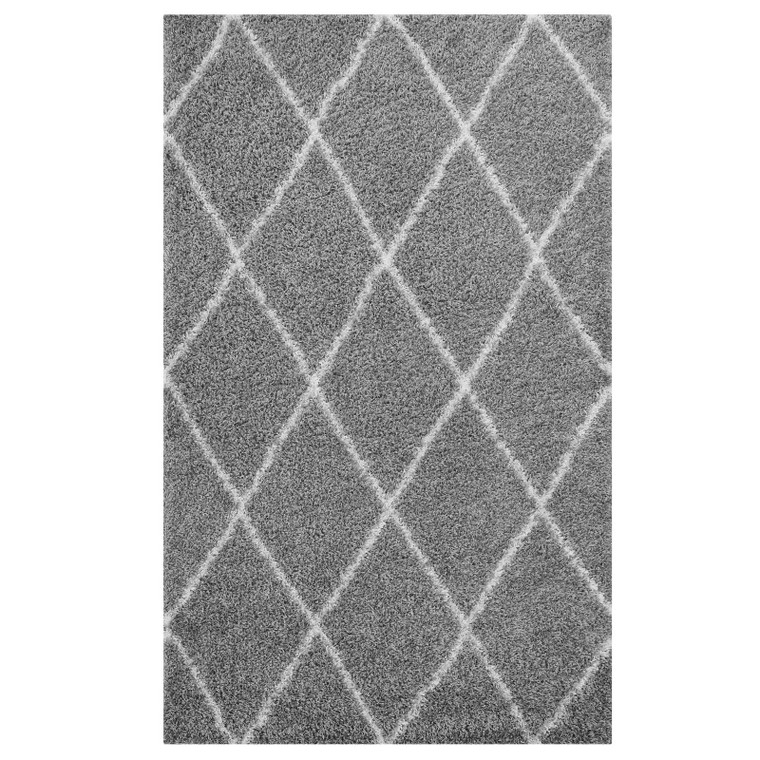 Best Modway Toryn Diamond Lattice 8x10 Shag Area Rug