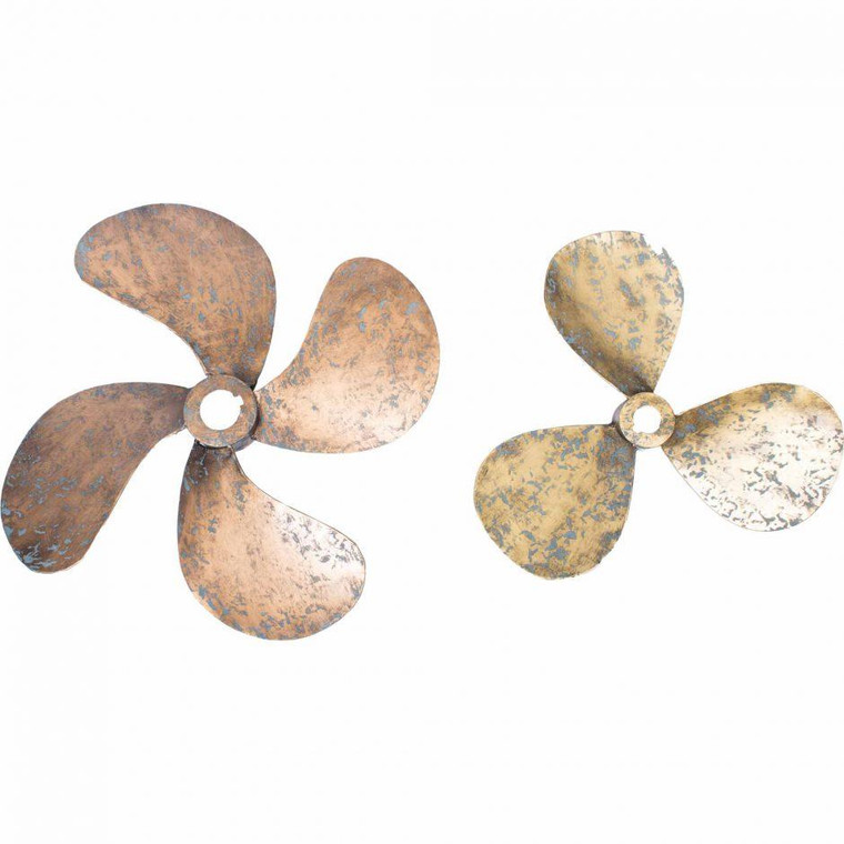 Moes Home Propellers Wall Decor - Set of 2 HW-1044-32