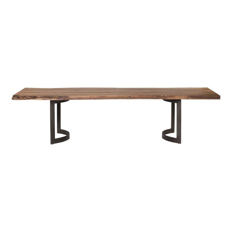 Moes Home Bent Dining Table Large Smoked VE-1000-03