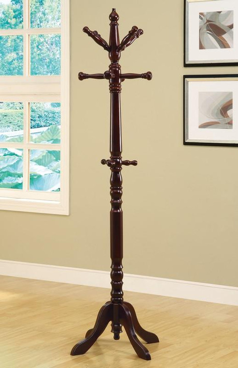 Monarch Coat Rack - 73"H - Cherry Wood Traditional Style I 2011
