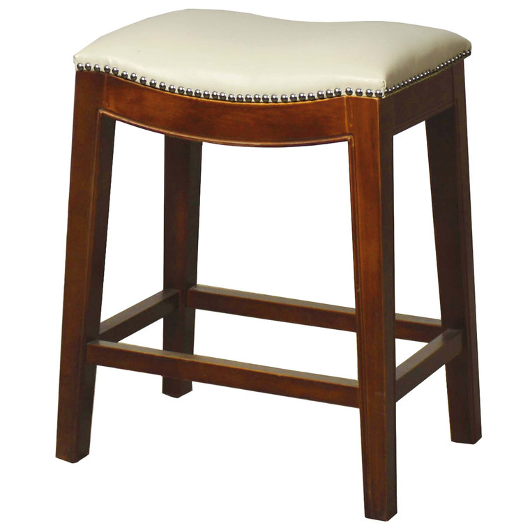 Elmo Bonded Leather Counter Stool 358625B-3050 By New Pacific Direct