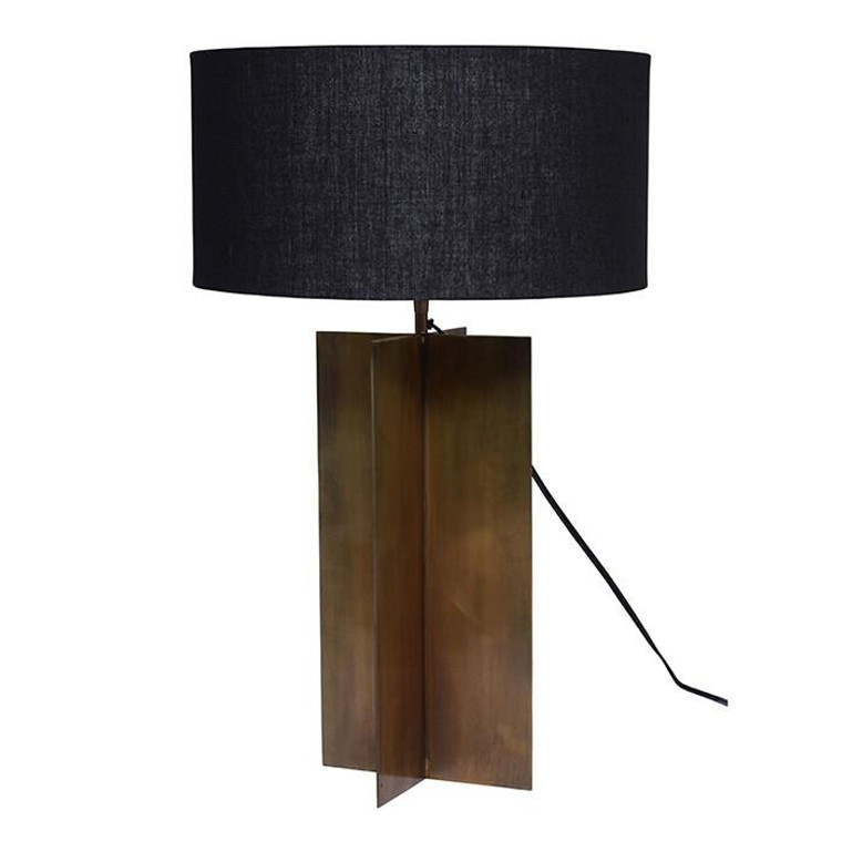 Nuevo Joline Table Lamp - Black/Brass HGCO132