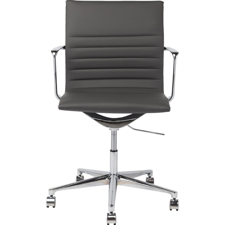 Nuevo Contemporary Gray Fabric Rectangle Antonio Office Chair HGJL324