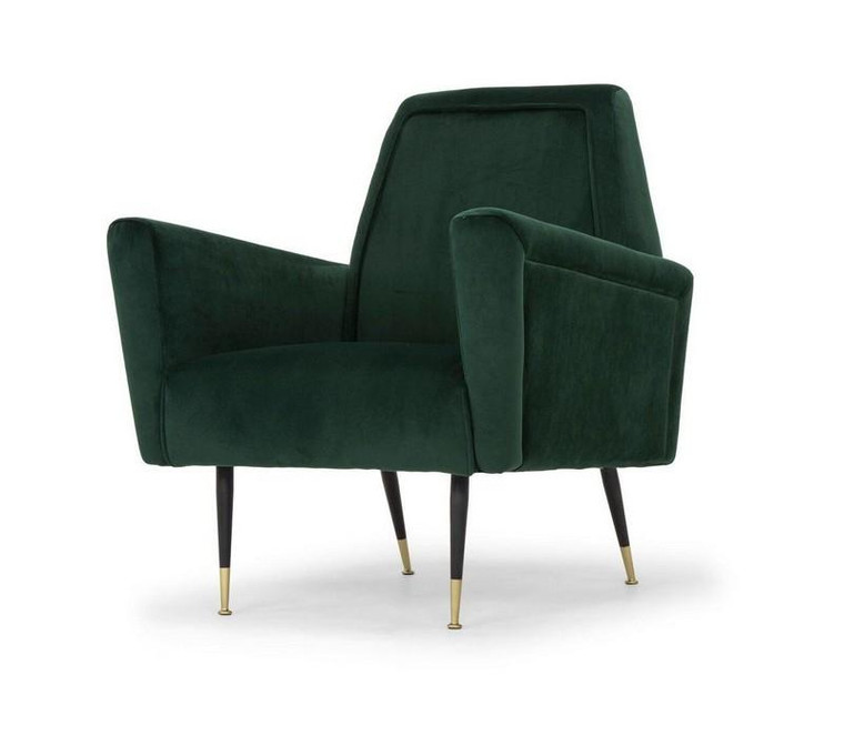 Nuevo Victor Occasional Chair - Emerald Green/Black HGSC299