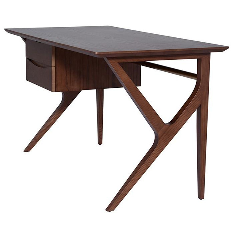 Nuevo Karlo Desk Table - Walnut HGYU211